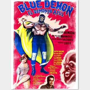 Blue Demon, Demonio Azul Posters and Art