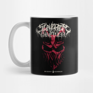 Slaughter to Prevail Misery Sermon Red Demon Mask Deathcore Mug