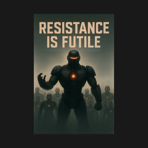 Resistance is Futile Robot Army Tee