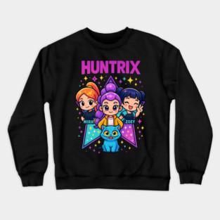Kpop Demon Hunters Fanart, Hot Girl Cartoon Music Movie fan Youth Crewneck Sweatshirt