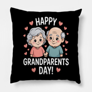Happy Grandparents Day Pillow