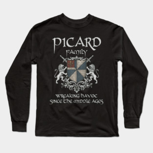 The Picard 2 Family Legacy – A Timeless Emblem of Honor, Ancestry, and Generations of Unyielding Spirit Long Sleeve T-Shirt