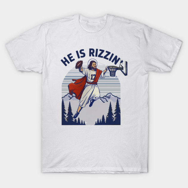 Funny Josh Allen T-Shirt He is Rizzin' Buffalo Bills M5151