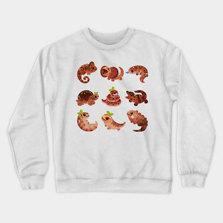 Chocolate Reptiles Crewneck Sweatshirt