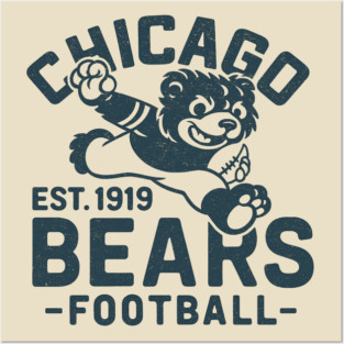 Chicago Bears Shirts Vintage Chicago Bear Shirts M5170 Posters and Art