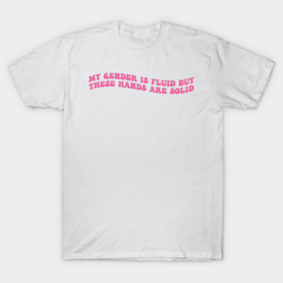 My Gender Is Fluid But These Hands Are Solid T-Shirt