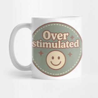 Embroidered Overstimulated Mug