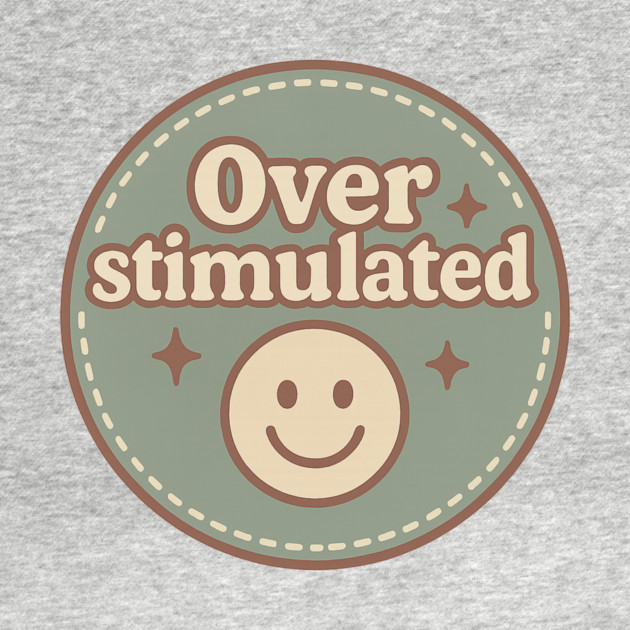 Embroidered Overstimulated by Fauzi's Store