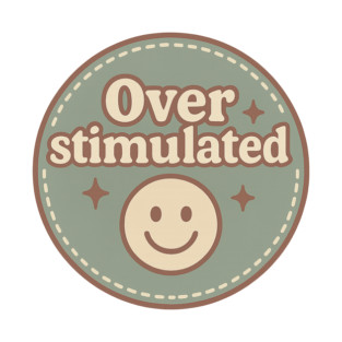 Embroidered Overstimulated T-Shirt