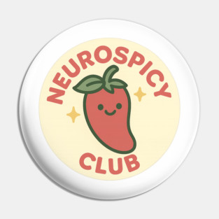 Neurospicy Club (Chili Badge) Pin