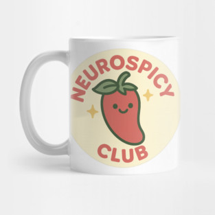 Neurospicy Club (Chili Badge) Mug