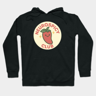 Neurospicy Club (Chili Badge) Hoodie
