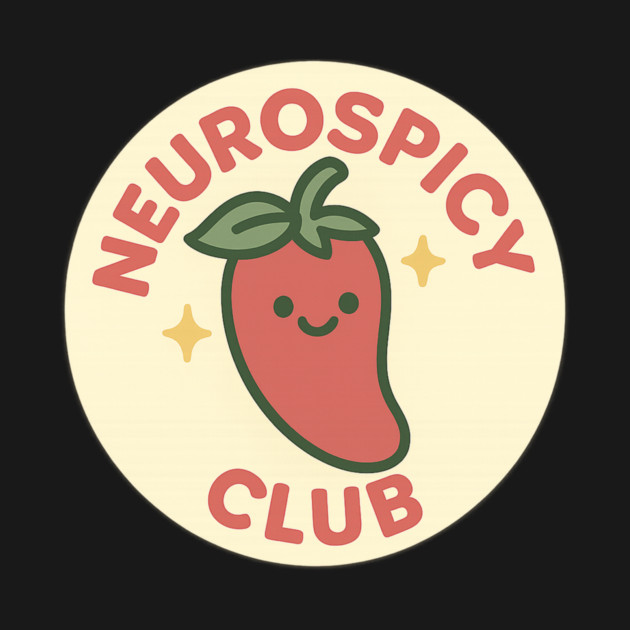 Neurospicy Club (Chili Badge) by Fauzi's Store