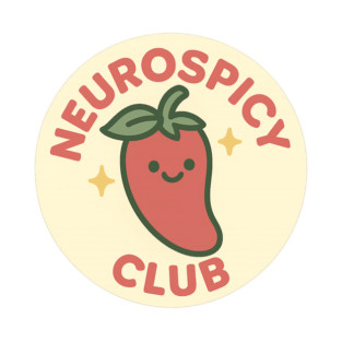 Neurospicy Club (Chili Badge) T-Shirt