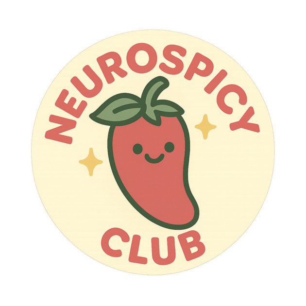 Neurospicy Club (Chili Badge) by Fauzi's Store