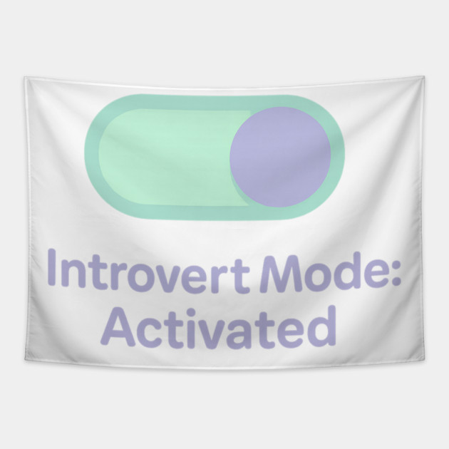 Introvert Mode: Activated Tapestry by Fauzi's Store