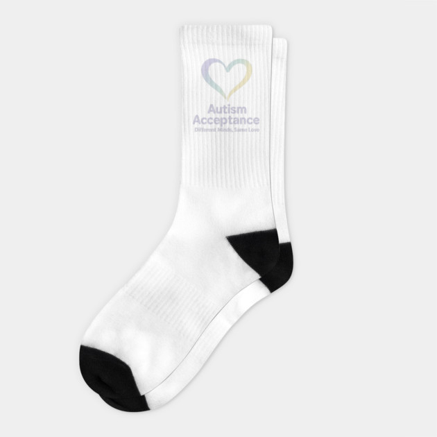 Autism Acceptance Socks by Fauzi's Store