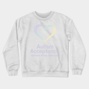 Autism Acceptance Crewneck Sweatshirt