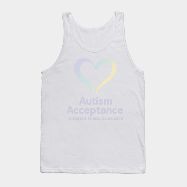 Autism Acceptance Tank Top by Fauzi's Store