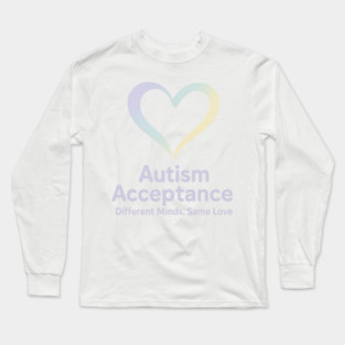 Autism Acceptance Long Sleeve T-Shirt