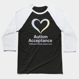 Autism Acceptance Baseball T-Shirt