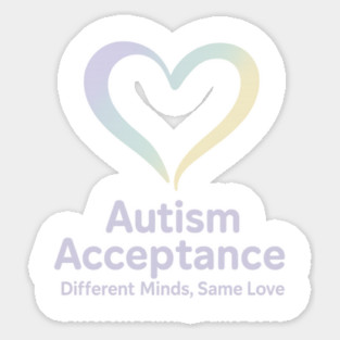 Autism Acceptance Sticker