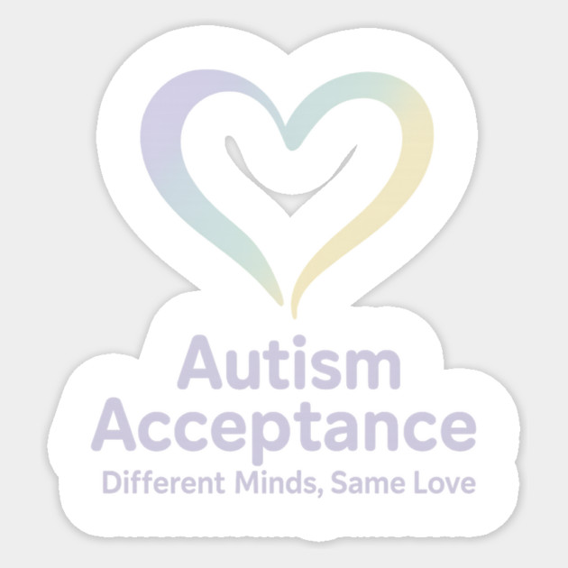 Autism Acceptance Sticker by Fauzi's Store