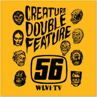 Creature Double Feature Classic Monsters Posters and Art