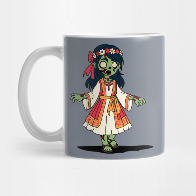 Cute Greek Zombie Girl by H. R. Sinclair