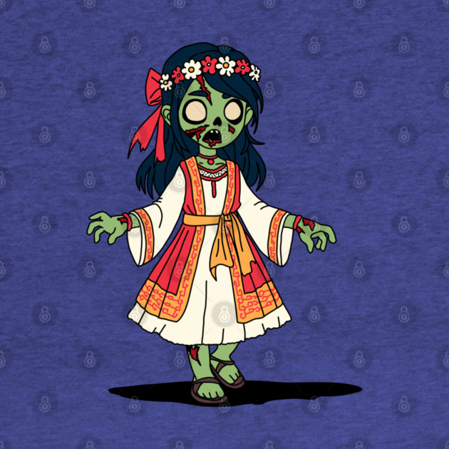 Cute Greek Zombie Girl by H. R. Sinclair