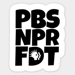 Pbs-Npr-Fdt Sticker