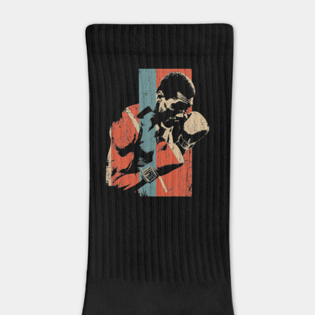 Vintage Boxer Punching Graphic in Retro Athletic Style by TuncGK