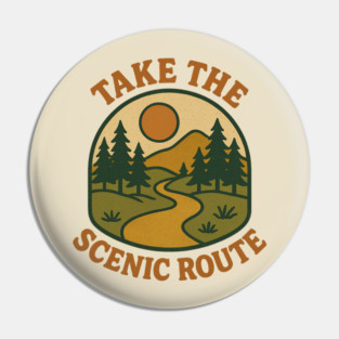 Scenic Route Pin
