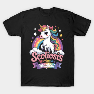 Scoliosis Surgery Recovery Cute Unicorn T-Shirt