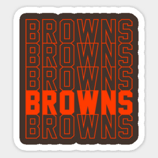 BROWNS Sticker