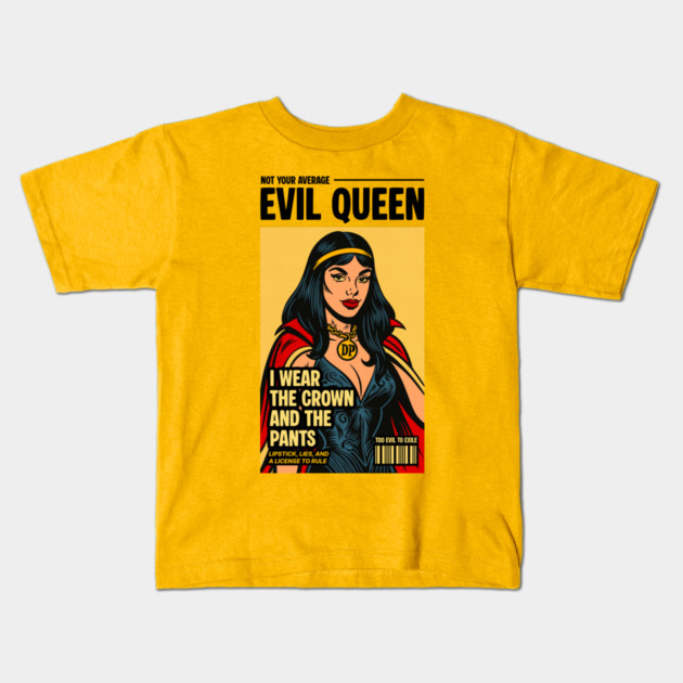 EVIL QUEEN Kids T-Shirt by artslaves