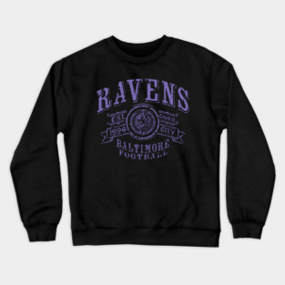 Ravens Vintage Football Crewneck Sweatshirt