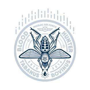 Blood Hunter – Horsefly Predator Emblem T-Shirt