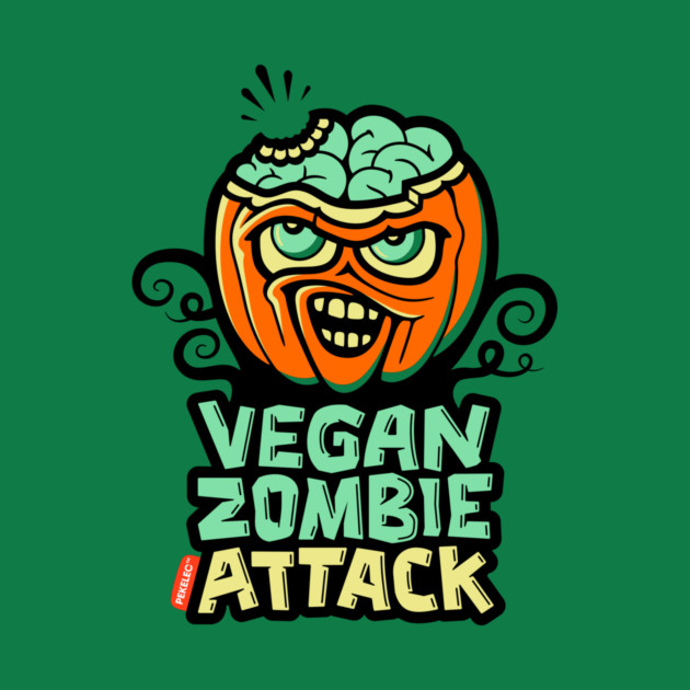 Vegan Zombie Attack – Halloween Pumpkin Horror by PEKELEC