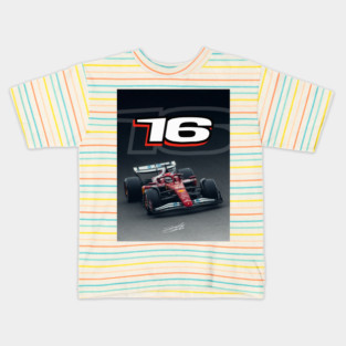 Charles Leclerc - Fade Kids T-Shirt