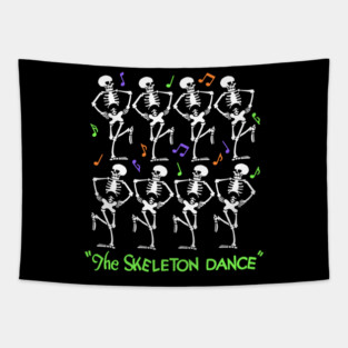 The Skeleton Dance Tapestry