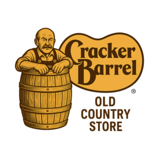 Cracker in a Barrel (Parody Logo) T-Shirt