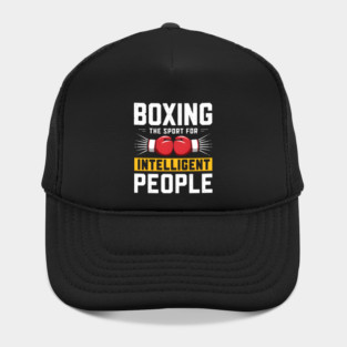 Boxing The Sport For Intelligent People Funny Hat