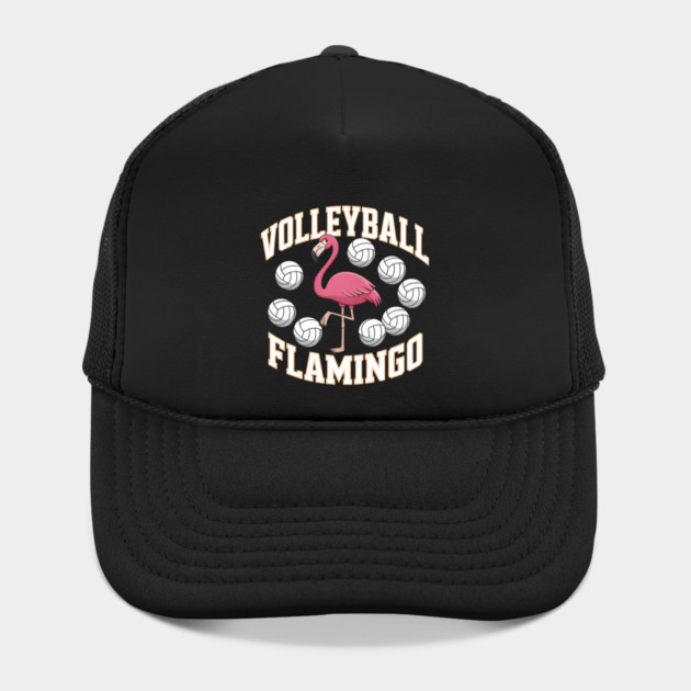Volleyball Flamingo Funny Sports by MakerMind8.2