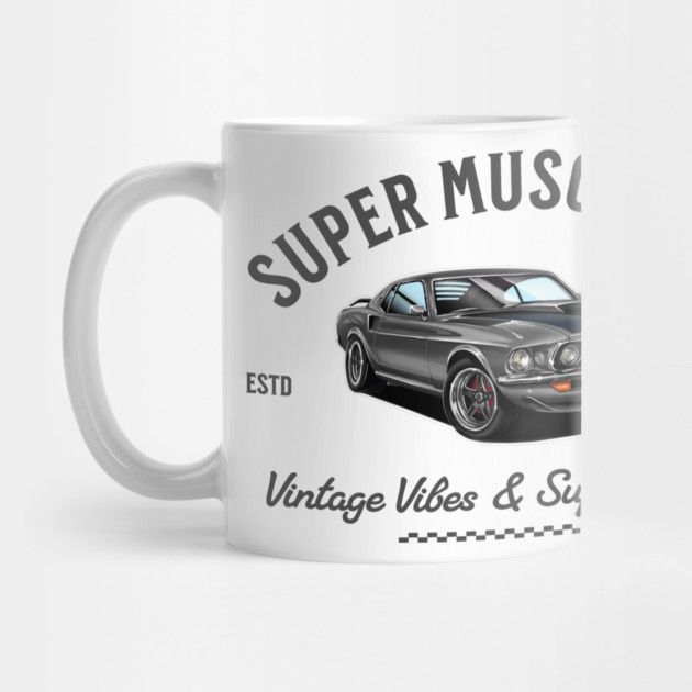 Classic Ford Mustang | Vintage Car Art by monsalveautos