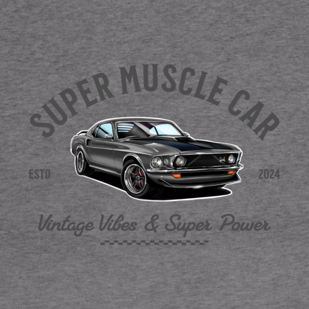 Classic Ford Mustang | Vintage Car Art by monsalveautos