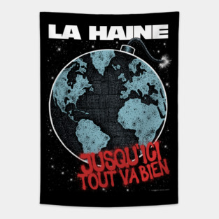 La Haine, Vincent Cassel, Cult Classic Tapestry