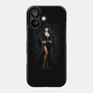 Elvira T-Shirt – Mistress of the Dark Cult Classic Horror Tee Phone Case
