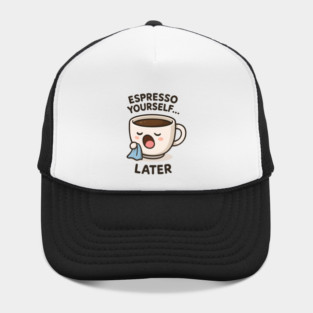 Sleepy Coffee Cup Hat