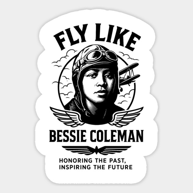 Fly Like Bessie Coleman - Honoring the past Magnet by UrbanLifeApparel